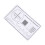 4X Microscope Correction Ruler Optical Micrometer Correction Sheet Precision Instrument Film Calibration Plate,B 6