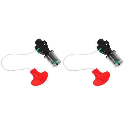 2X Inflatable Life Jacket Accessories 33g CO2 Cylinder Automatic Device Plastic Portable Safety