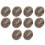 10X CW Morse Code Commemorative Coins CW Training Coin Morse Code Training Coin for Novice Radio Enthusiasts 1