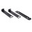 2X Rackmonterad Metallram för Trådlöst Mikrofonsystem Wireless Ear Return Bracket Rack Svart 7
