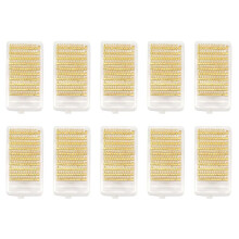 100Sets 3D Metal Shelves Adjustable Price Square Kit for Shop Display Jewelry Watch Shop Office Display Price Label Gold