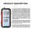 2X Digital Multimeter 6000 Counts True AC/ Ammeter Voltmeter Auto Temperature Ohm Hz Capacitance Diode NCV Meter 4