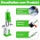 Fritzbox SC/APC Buchse auf LC/APC Stecker Singlemode, Glasfaser-Kopplungsdämpfung Unter 0,2 DB, Schnell (4er-Pack) 6