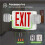 2X LED Exit Sign with Emergency Lights,Adjustable LED Emergency Exit Lights with Battery Backup,Exit Sign for Business 8