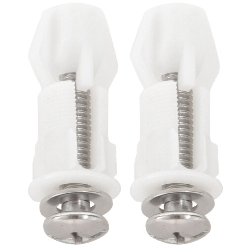 Toilet  Hinges Screws WC Hole Fixing Easy Installation 4 Pack
