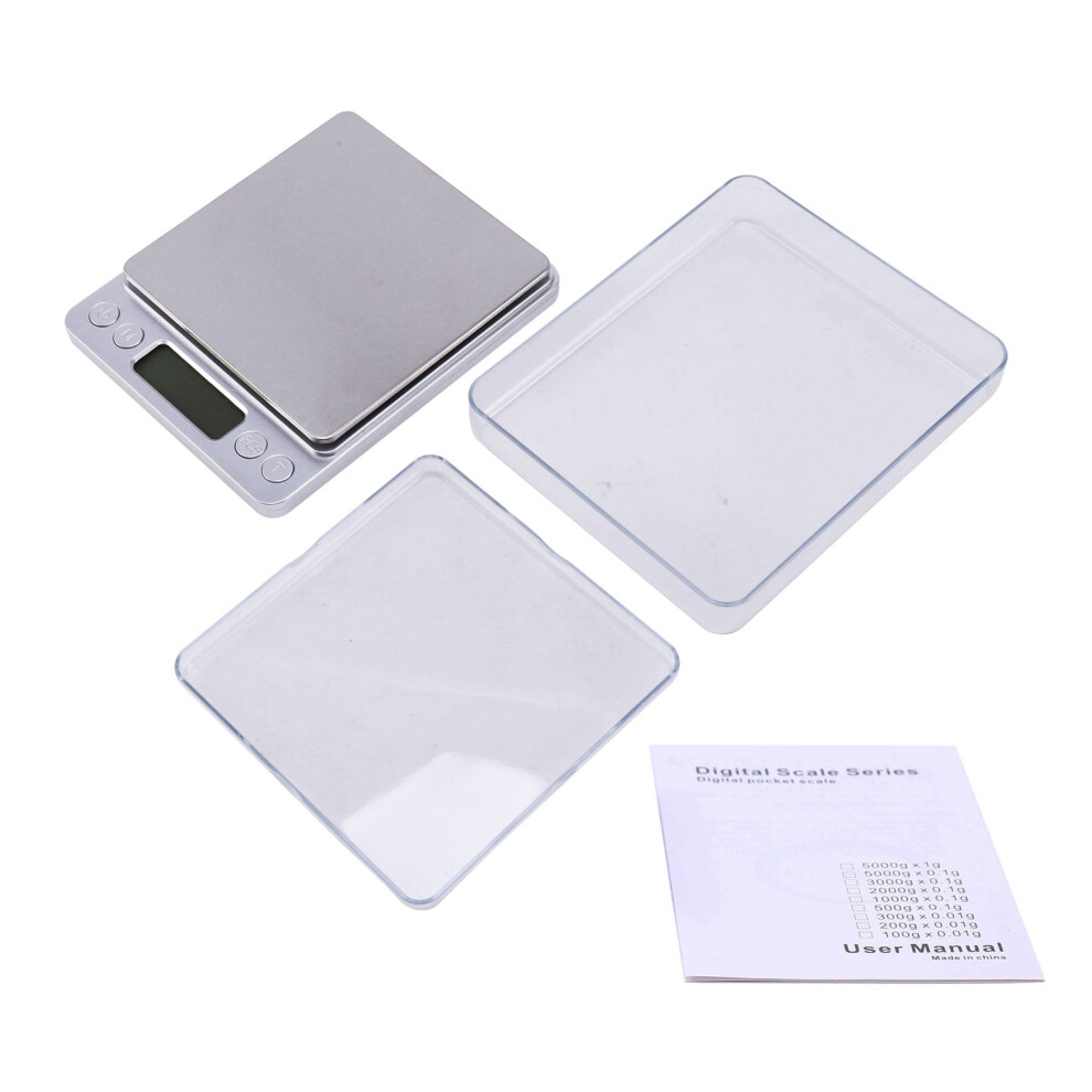 Photos - Battery Digital Scale 3000g x 0.1g Jewelry Gold Silver Coin Gram Pocket Size Herb Grain