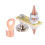 Welding Magnet  Tail Welding Stability - Strong Magnetism Large Suction.Single Absorbable Weight 3KG (4 Pcs) 3