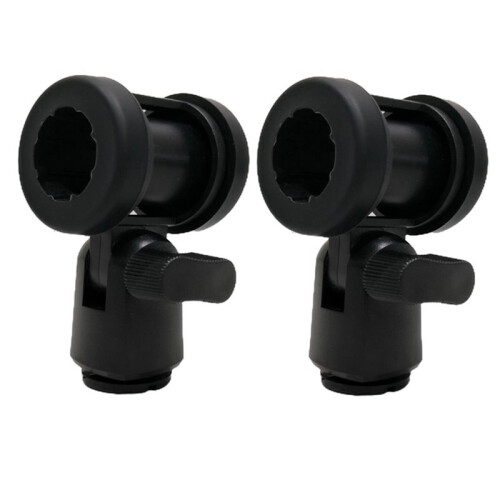 Shockproof Clip Mic Clips Adjustable Mic Holders with Adapters ,Wireless Mic Clamp Mic Stands for C02