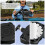 2Pack 2207003 Low-Profile Swivel Base Compatible with for Ca-Nnon 3991913 Downrigger Mount 4
