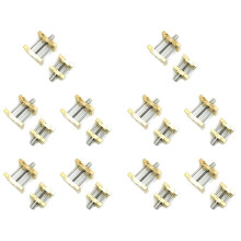 20 Teiliger Messing Uhrwerk Halter mit Fester Basis Multifunktion für Uhrmacher Uhren Reparatur Werkzeuge