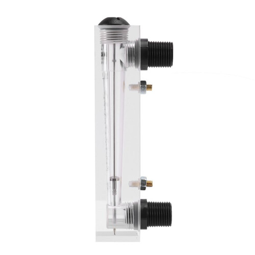 4X Black Adjustable Knob 0.1-1 GPM Panel Type Water Flow Meter LZM-15 2