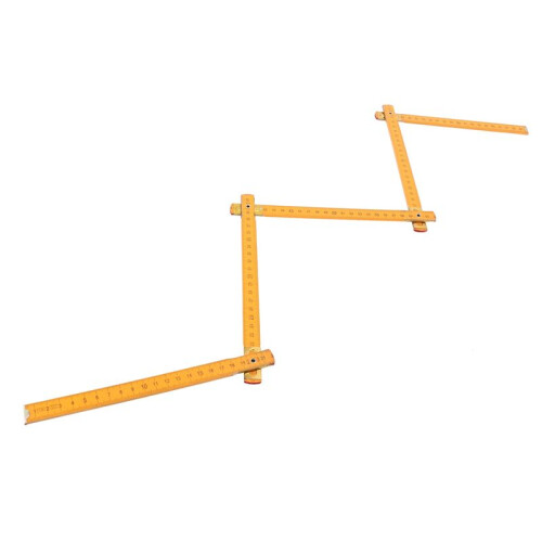 4X Portable Carpenter Wooden Folding Ruler 100cm/39inch 2