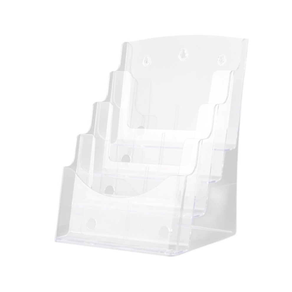 A5 Acrylic Brochure Display Stand Rack Flyer Holder Magazine Organizer 6033420926647