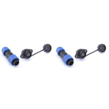 2X Connecteur Étanche SP13 IP68 6 Broches, Connecteurs de Câble Mâle/Femelle, Écrou//D'Amarrage