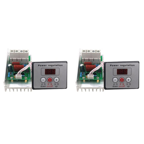 2X 10000W Motor Speed Controller High Power AC 220V SCR Voltage Regulator Dimmer  Speed Controller,with