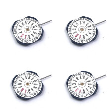 4X Watch Movement for Japanese VX43E Movement VX43 Three-Pin Double Calendar Window Quartz Movement with Battery