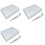 288 Pcs Small Ceramic Wool Wick for Tabletop Fire Pit, Suitable for Ethanol Fireplace Fuel,Carbon  Wick for Indoor 1