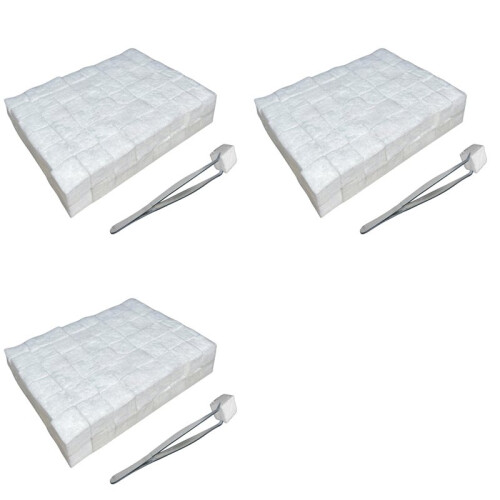 288 Pcs Small Ceramic Wool Wick for Tabletop Fire Pit, Suitable for Ethanol Fireplace Fuel,Carbon  Wick for Indoor