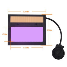 4X Solar Auto Darkening Welding Lens Panel Welding Helmet Mask Automatic Filtering Lampshade Eye Goggles