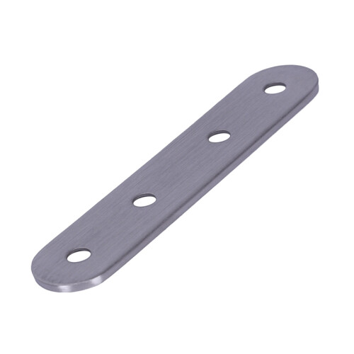 Flat Stainless Steel Repair Mending Fixing Plate Brackets Support 10Pcs 1