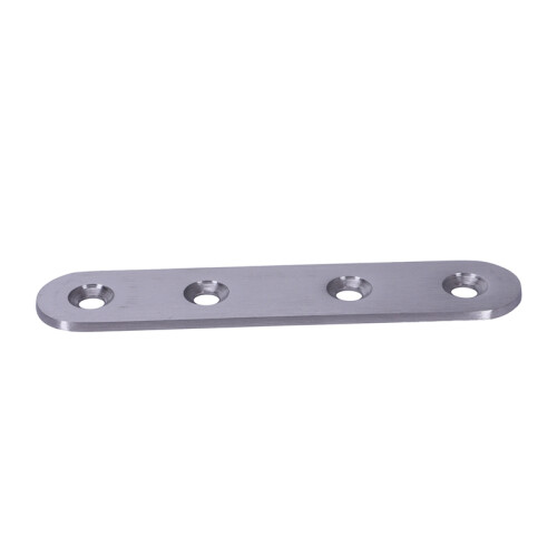 Flat Stainless Steel Repair Mending Fixing Plate Brackets Support 10Pcs 2