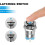 30PCS 12mm Latching Push Button  High Round Cap, Waterproof Metal Push Button  with 12V/24V  Light 8