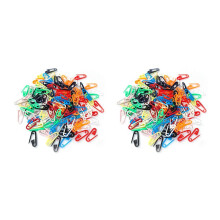 400 Stuks Kleur Plastic Veiligheidsspeld 2,3 cm Zwart en Wit Roze Rood Geel Blauw Groen Kleine Markering Plastic Plastic Pin