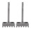 SDS  Square Hole Cutter for 86-Type Electrical Junction Boxes, Heavy-Duty Concrete Wall Punch Tool 4 Pack 2