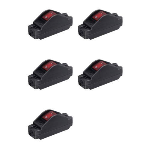 5X 16A 220V /Off Inline Cord  Button Inline Cord  for Electrical Appliances