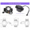 5X 1-60L/Min  3.5-24V Hall Effect Water Flow Sensor Counter Meter FS300A 5