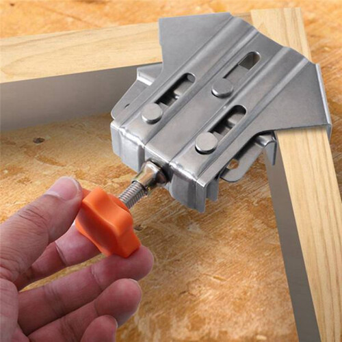 2PCS 90 Degree Right Angle Clamp Corner Clamp Positioning Right Angle Clamps Panel Holder for Woodworking Carpenter Tool 2