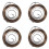 4X 10mm Width HSS Drill Press Quill Feed Return Coil Spring Assembly 1