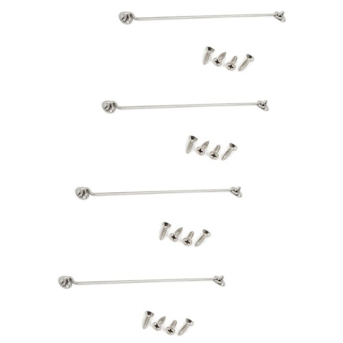 4pcs 40.6cm Catch Eye Cabin Hook Shed Gate Door Window Lock Hasp