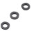 M3 x 6mm x 1mm Nylon Flat Insulating Washers Gaskets Spacers Black 400PCS 3