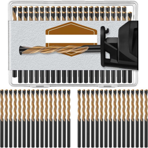 100pcs Drywall Drill Bits  Point Cutting Drill Bits Diameter Drywall Router Drill Bits Drywall Tools for Spiral Saw 1