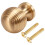 2X Solid Brass Cabinet Furniture Drawer Cabinet Door Handle Round Knobs Round Wardrobe Pull Door Handle 37mmx28mm 3