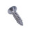400X Stainless Steel Flat  Phillips Self-Tapping Screw 12X3mm Silver 6