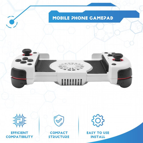 X3 Handy-Gamepad mit Kühlventilator, , Handy-Gaming-Controller, Vibration für Android/IOS//PC B 1