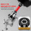 10pcs Positioning Screwdriver Bits Drywall Screw Bits 50mm Magnetic Positioning Screwdriver Bits for Plasterboards 4