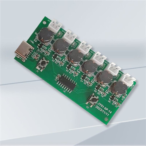 3X Humidifier Module DIY Kit Nebulizing Control Board Ultrasonic Nebulizer Mist Driver Circuit Board 6 Nozzle 1