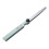 2X Silver Tone Metal Metric  Thickness Feeler Gauge Blades 0.02-1Mm Tool 3