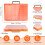 2X 48 Grids Large Plastic Organizer Box with Adjustable Dividers, Beads Storage Containers Compartment Tackle Box Case 3