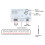2X Tuya WiFi Temperatuursensor 2.4G WiFi Temperatuursensor   met 1M Temperatuursonde 6