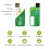 4X 60 Days USB Temperature Data Logger -30 -+60  Report with App IP67 Disposable High-Precision Recorder with Warning 4