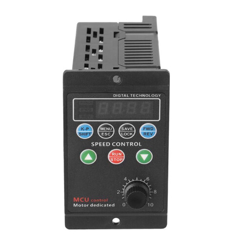 5X 220V 750W Single-Phase Input 3-Phase Output Motor Driver Frequency Converter with Four-Digit Digital Tube Display 1
