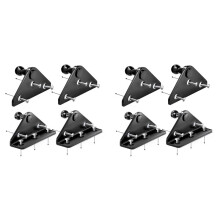 10MM Stud Mounting Bracket, 8PCS Universal Gas Strut Mounts for RV Door Lift Supports Shocks Spring