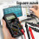 2X SZ308 Digital Multimeter Voltage Resistance Meter AC/ Current Meter Electrician LCD Backlight Ohm Square Wave B 3