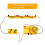 2X Electromagnetism Electric Bell Experiment Kit Physics Electromagnetic Relay Electromagnet Children Scientific 6