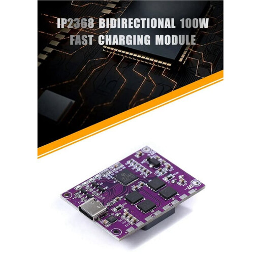 3X IP2368 Bidirectional 100W Fast Charging Module Buck-Boost Type-C Interface 4S Lithium Battery Fast Charging Board 2
