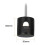 12 Pack Ceiling Hooks for Ceiling Hanging Lights, Pendant Light Hook for Ceiling Lamp, Ceiling Hooks, DIY Lamp Black 9